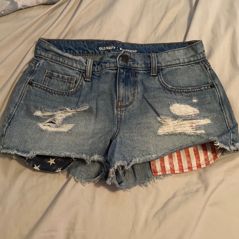 American flag shorts